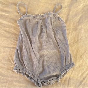 Lil Lemons 🍋 For Love and Lemons Baby blue romper